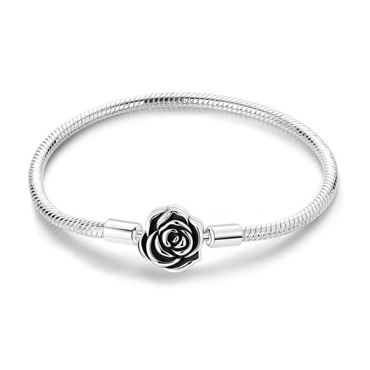 Rose Bloom Clasp Bracelet